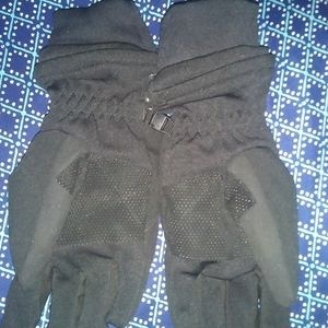 Head M ski black gloves windproof EUC